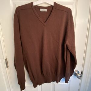 ROYAL SPEYSIDE Wool sweater Mens Crewneck Angora Pullover Scotland Size 46” Xl